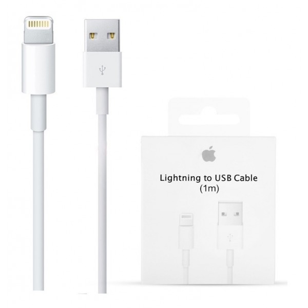 CABLE IPHONE LIGTHING ORIGINAL - BLANCO